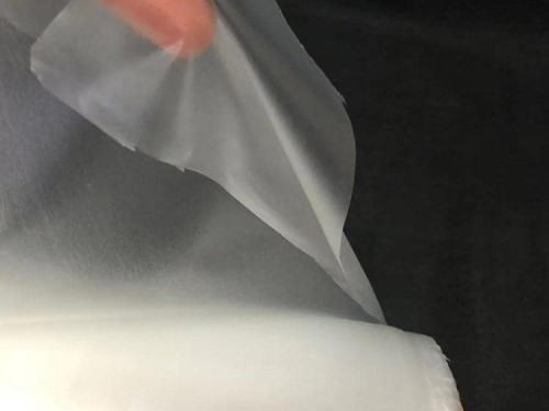 離型膠膜 PE 聚氨酯熱熔膠膜 離型膠膜 低溫?zé)崛勰z厚0.03mm貼 服裝皮革 箱包等